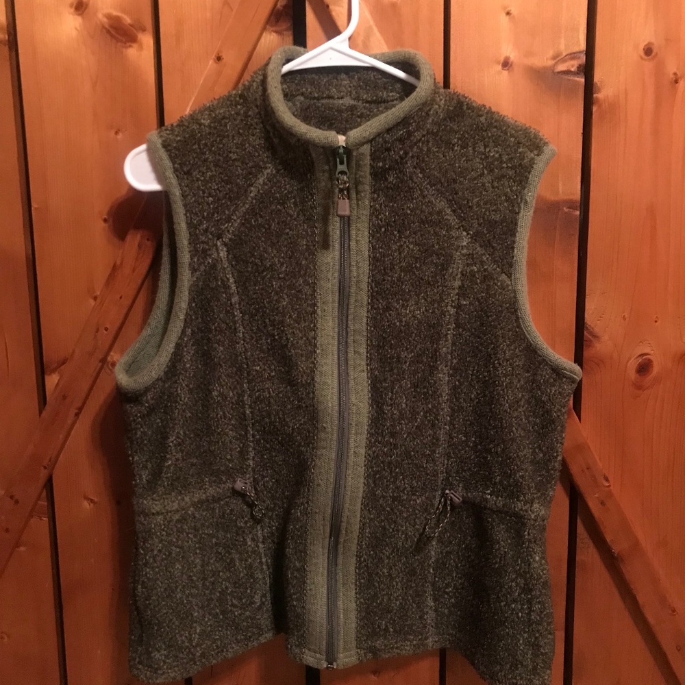 Woolrich Vest Olive Green Heather